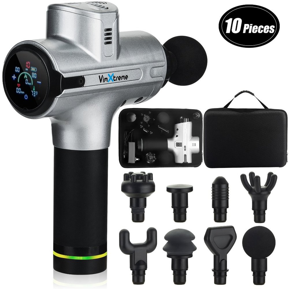 Massage Gun Deep Tissue Handheld Muscle Massager - Picture 2 of 10